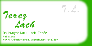terez lach business card